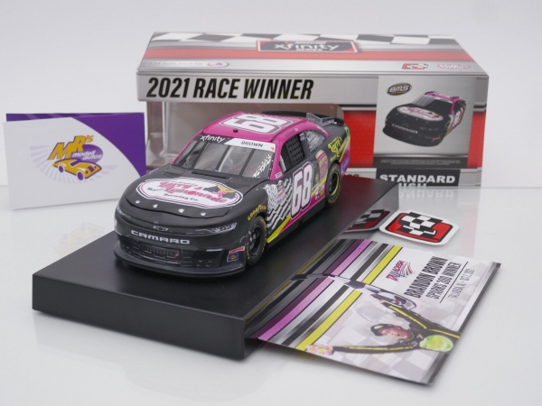 Lionel Racing W682123LHLBBJ # Chevrolet Camaro NASCAR Xfinity 2021 " Brandon Brown - Larry's Hard Lemonade Talladega Fall Race Winner " 1:24