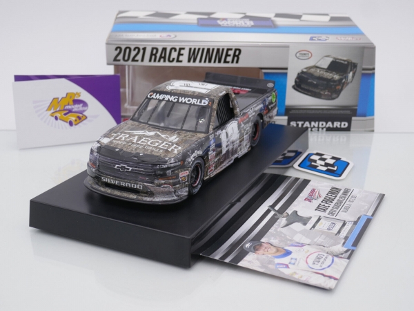 Lionel Racing W122124TRGTUJ # Chevrolet Silverado NASCAR Trucks 2021 " Tate Fogleman - Treager Grills Talladega Fall Race Winner " 1:24