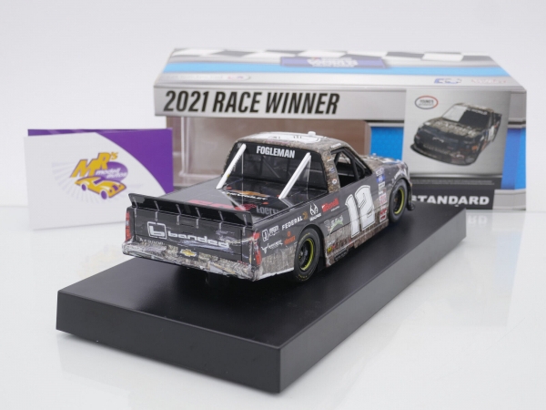 Lionel Racing W122124TRGTUJ # Chevrolet Silverado NASCAR Trucks 2021 " Tate Fogleman - Treager Grills Talladega Fall Race Winner " 1:24