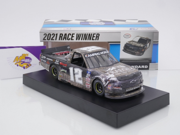 Lionel Racing W122124TRGTUJ # Chevrolet Silverado NASCAR Trucks 2021 " Tate Fogleman - Treager Grills Talladega Fall Race Winner " 1:24