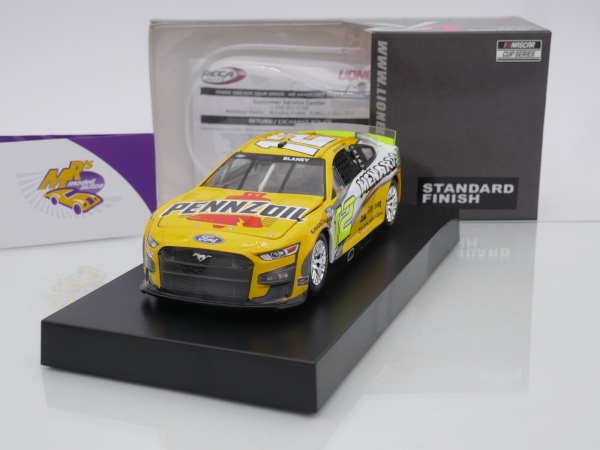 Lionel Racing C122223PZMRB # Ford Mustang NASCAR 2022 " Ryan Blaney - Pennzoil / Menards " 1:24