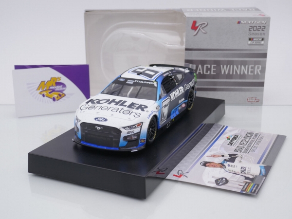 Lionel Racing WX62223KOLBWBD # Ford Mustang NASCAR 2022 " Brad Keselowski - Kohler Generators Daytona Duel #1 Race Winner " 1:24