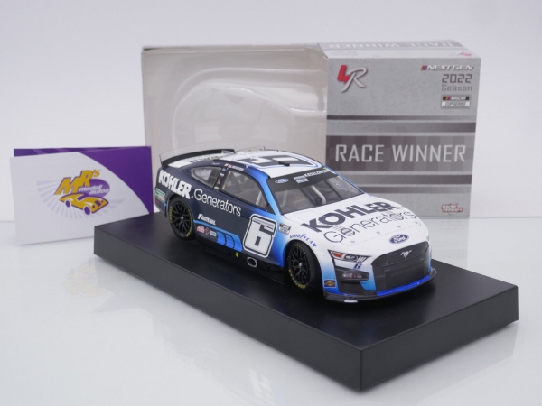 Lionel Racing WX62223KOLBWBD # Ford Mustang NASCAR 2022 " Brad Keselowski - Kohler Generators Daytona Duel #1 Race Winner " 1:24