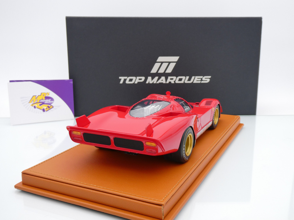 Top Marques TOP135G # Ferrari 512S Long Tail Press Version 1970 " Ferrarirot " 1:18