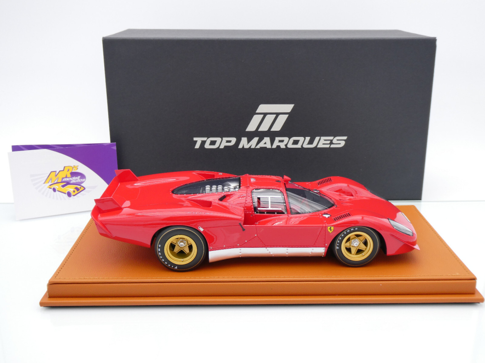 Top Marques TOP135G # Ferrari 512S Long Tail Press Version 1970 " Ferrarirot " 1:18
