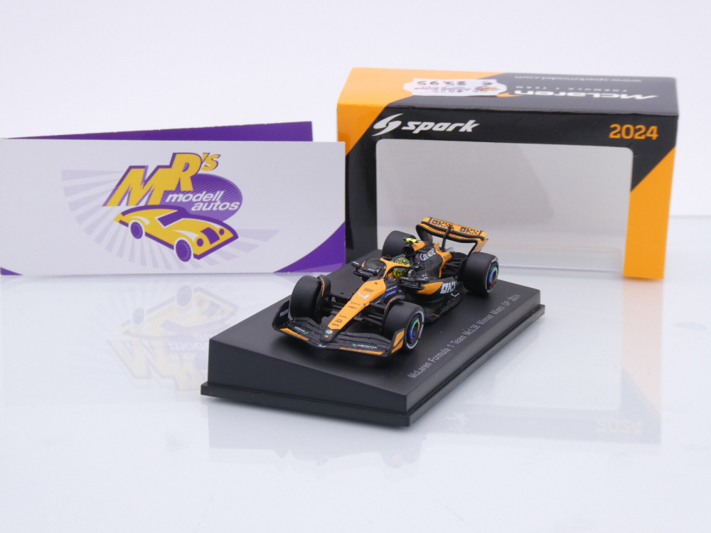 Sparky Y374 # McLaren MCL38 F1 #4 Winner Miami GP 2024 " Lando Norris " 1:64