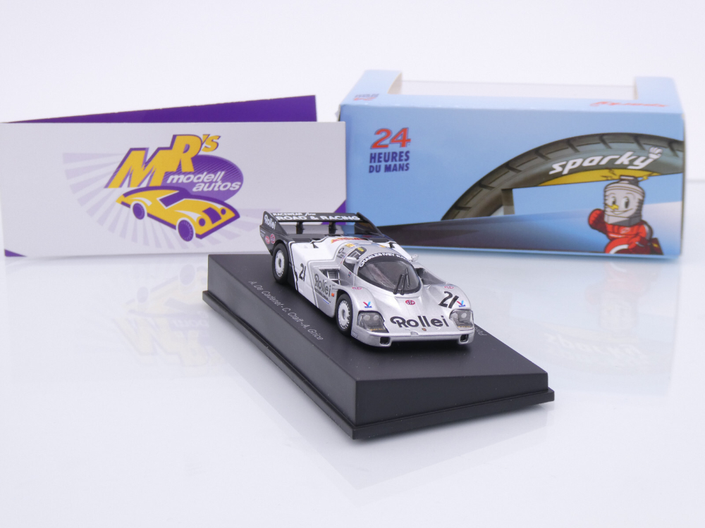 Sparky Y322 # Porsche 956 #21 24h Le Mans 1984 " Charles Ivey Racing " 1:64
