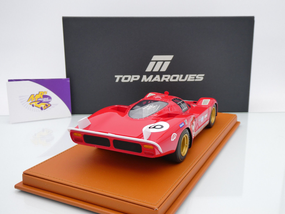 Top Marques TOP135B # Ferrari 512S Long Tail #6 24h Le Mans 1970 " SEFAC " 1:18