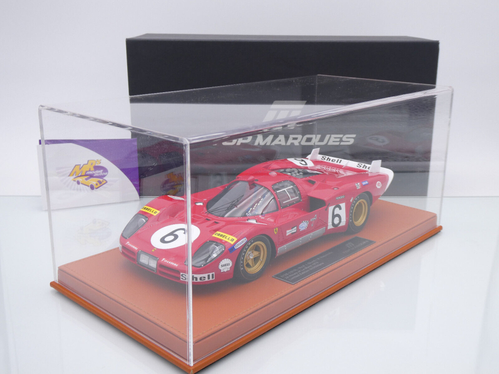 Top Marques TOP135B # Ferrari 512S Long Tail #6 24h Le Mans 1970 " SEFAC " 1:18