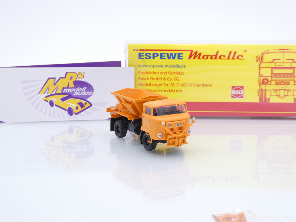 Busch / Espewe 95560 # IFA L60 D035 Düngerstreuer " kommunalorange " 1:87