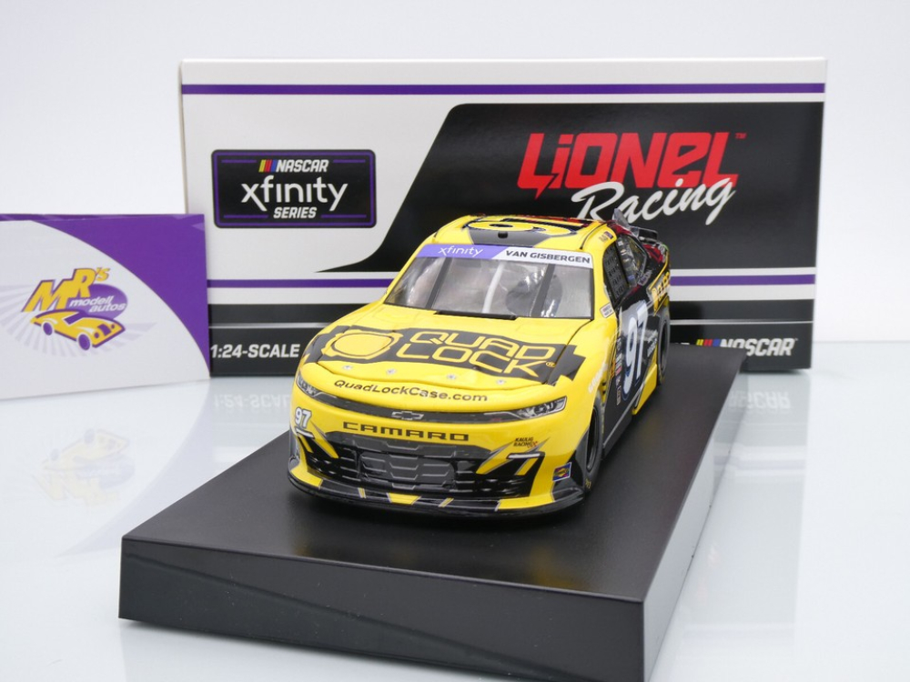 Lionel Racing N972423QDTSV # Chevrolet Camaro NASCAR Xfinity 2024 " Shane van Gisbergen - Quadlock Case Throwback " 1:24