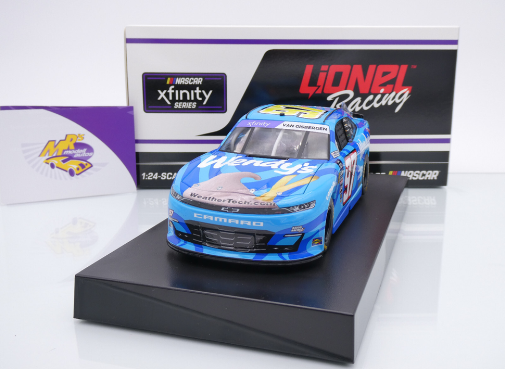 Lionel Racing N972423WENSV # Chevrolet Camaro NASCAR Xfinity 2024 " Shane van Gisbergen - Wendy's Frosty " 1:24