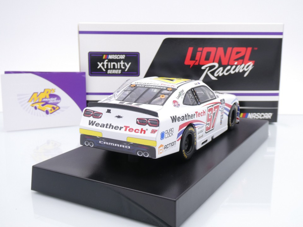 Lionel Racing N972423WRTSV # Chevrolet Camaro NASCAR Xfinity 2024 " Shane van Gisbergen - WeatherTech USA " Chrom Startnummer " " 1:24