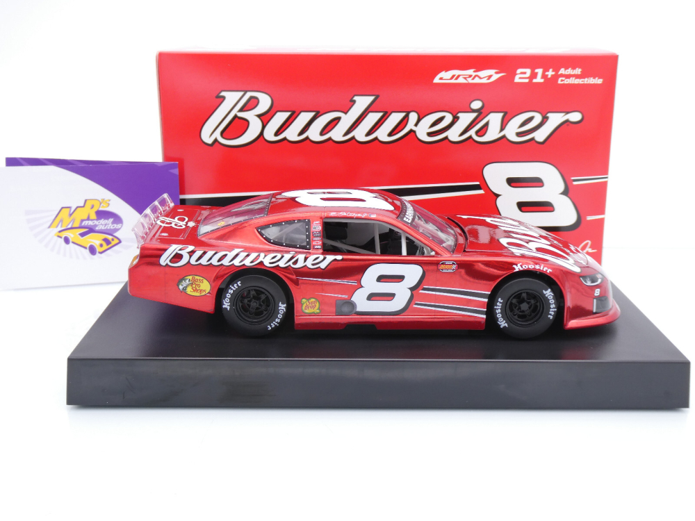 Lionel Racing LX82423BUDEJCL # Chevrolet Camaro ZL1 NASCAR Late Model 2024 " Dale Earnhardt Jr. - Budweiser Beer " 1:24 Color Chrome Edition