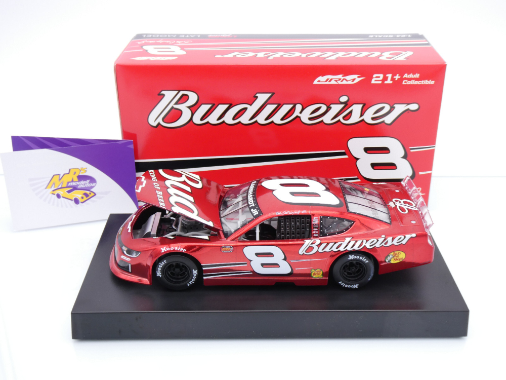Lionel Racing LX82423BUDEJCL # Chevrolet Camaro ZL1 NASCAR Late Model 2024 " Dale Earnhardt Jr. - Budweiser Beer " 1:24 Color Chrome Edition