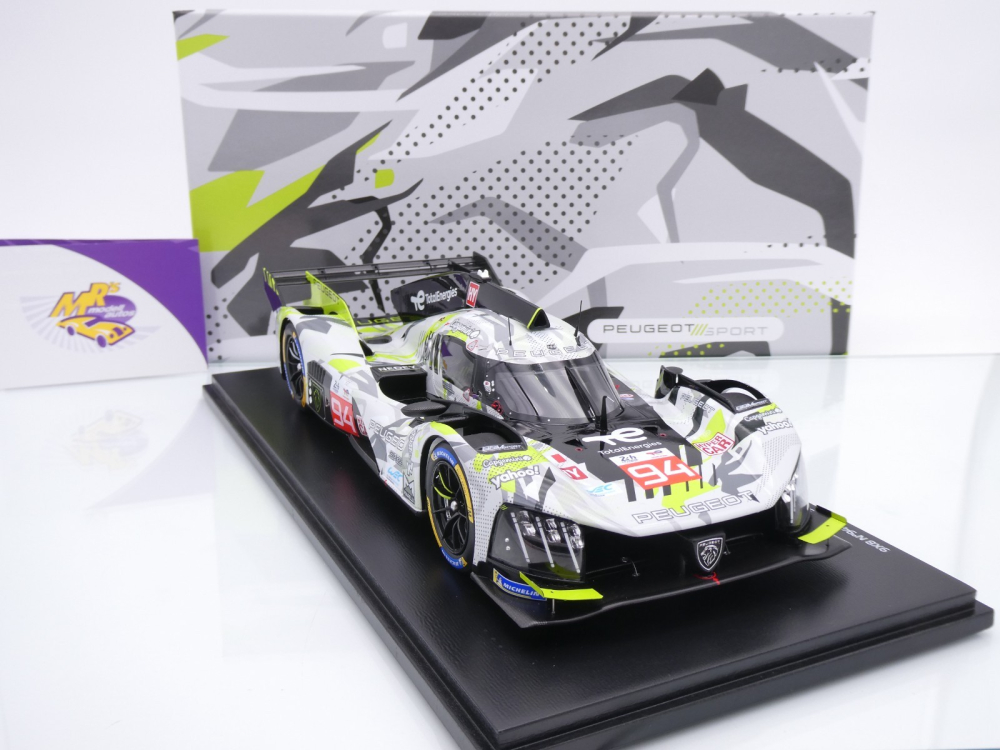 2025 Peugeot 9X8 N°94 Vandoorne - Jakobsen - Duval Le Mans 18S1064 Spark Model