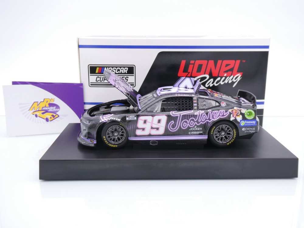 Lionel Racing C992423TOSDZ # Chevrolet Camaro ZL1 NASCAR 2024 " Daniel Suarez - Tootsies Orchid Lounge Black " 1:24