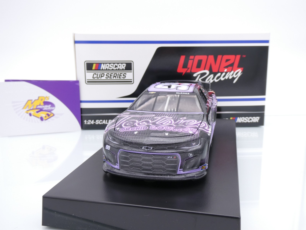 Lionel Racing C992423TOSDZ # Chevrolet Camaro ZL1 NASCAR 2024 " Daniel Suarez - Tootsies Orchid Lounge Black " 1:24