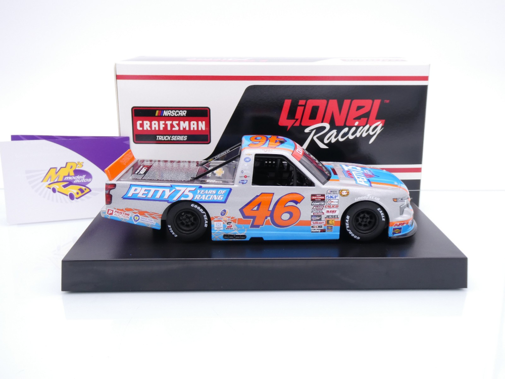 Lionel Racing T462424P75TA # Chevrolet Silverado NASCAR Truck 2024 " Thad Moffitt - Petty 75 Years of Racing Throwback " 1:24