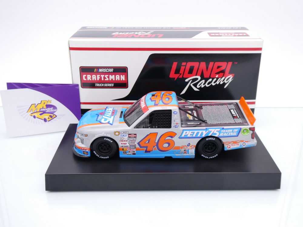 Lionel Racing T462424P75TA # Chevrolet Silverado NASCAR Truck 2024 " Thad Moffitt - Petty 75 Years of Racing Throwback " 1:24