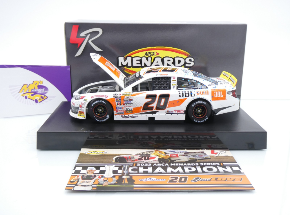 Lionel Racing W202323JBLJZ # Toyota Camry NASCAR " Jesse Love - JBL.com 2023 ARCA Champion / Race Version " 1:24
