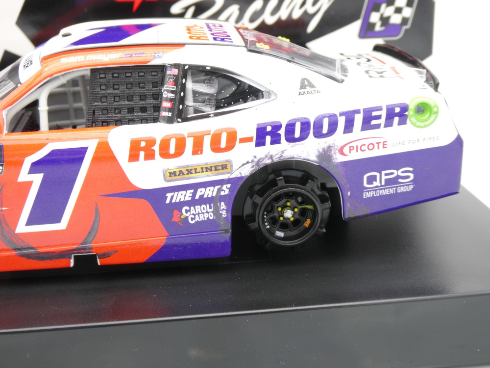 Lionel Racing WX12423RTRSMI # Chevrolet Camaro NASCAR Xfinity 2024 " Sam Mayer - Roto-Rooter Plumbing Iowa Race Winner " 1:24