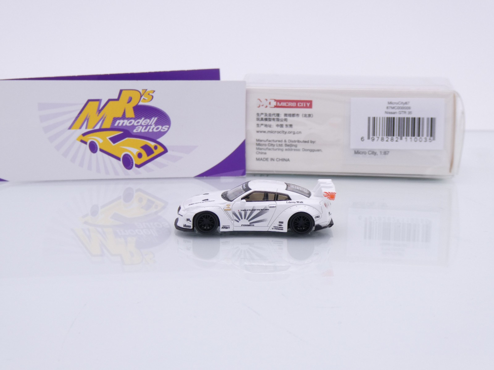 Micro City / Herpa 87MC000009 # Nissan Skyline GTR R35 Baujahr 2007 " Liberty " 1:87