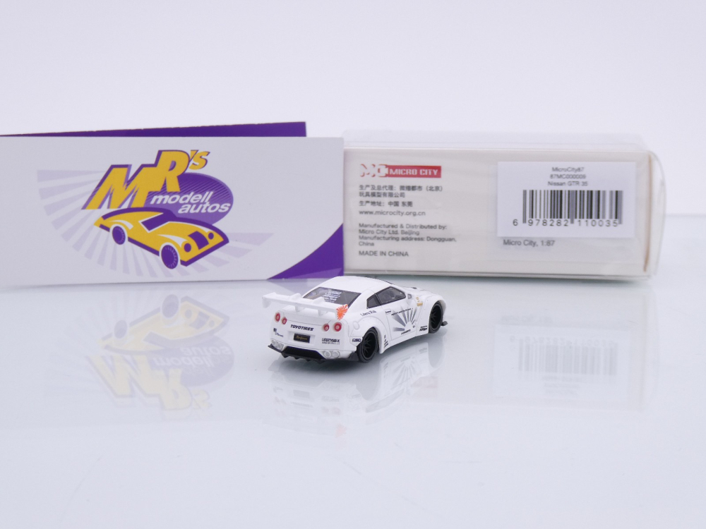 Micro City / Herpa 87MC000009 # Nissan Skyline GTR R35 Baujahr 2007 " Liberty " 1:87