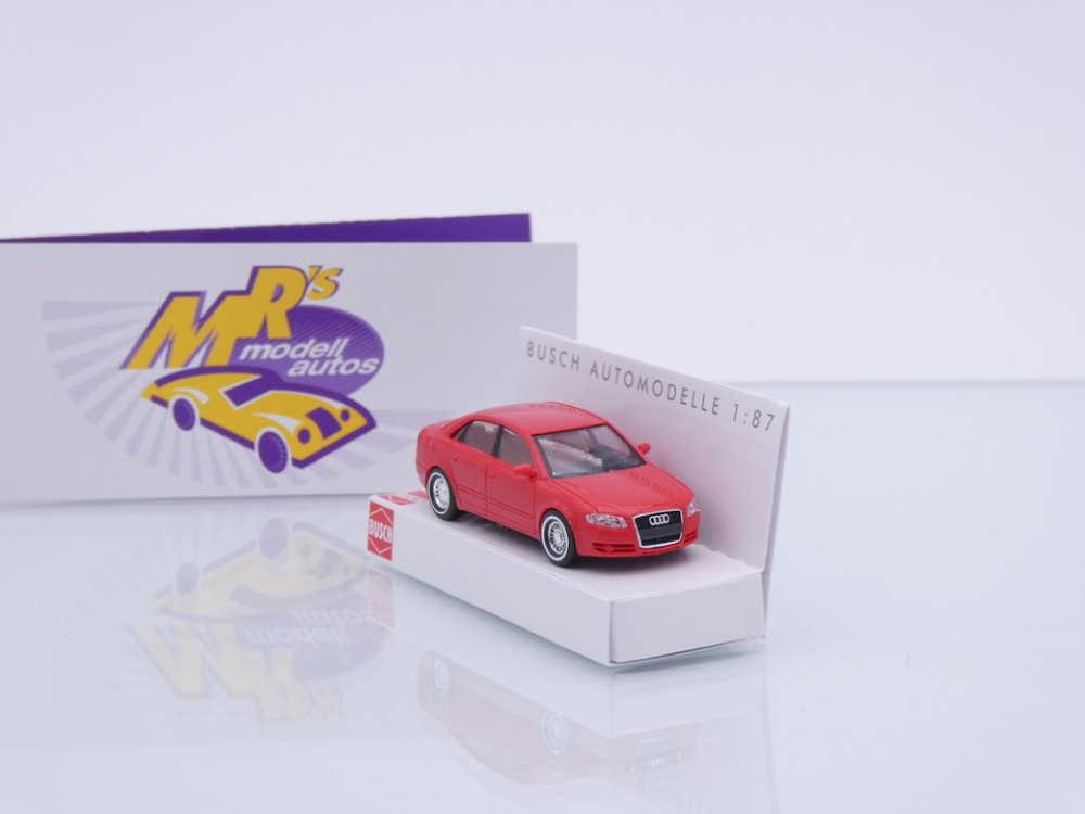 Busch 49224 # Audi A4 Limousine Facelift Tuning " rot " 1:87