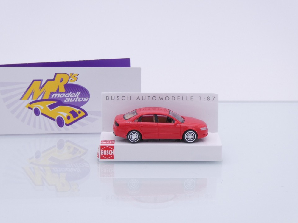 Busch 49224 # Audi A4 Limousine Facelift Tuning " rot " 1:87