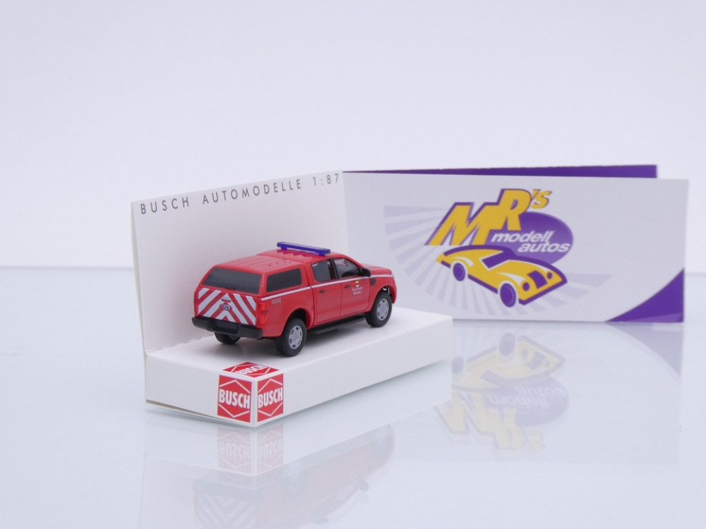 Busch 52845 # Ford Ranger Pick-Up Hardtop " Feuerwehr Münster " 1:87