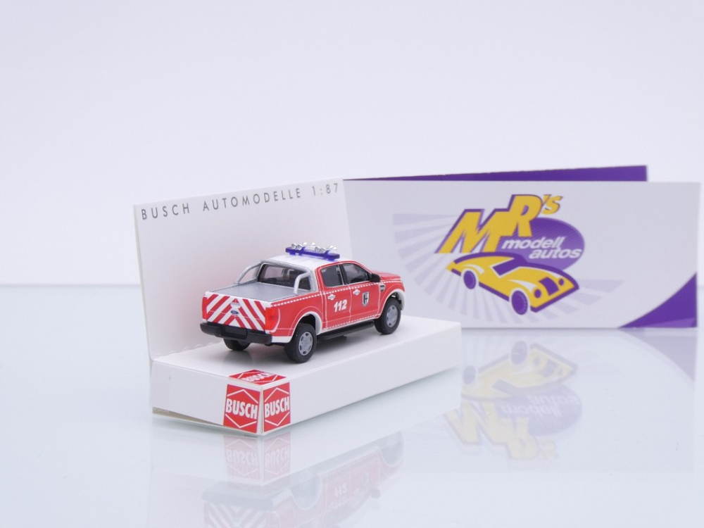 Busch 52844 # Ford Ranger Pick-Up Einsatzwagen " Feuerwehr Datteln " 1:87