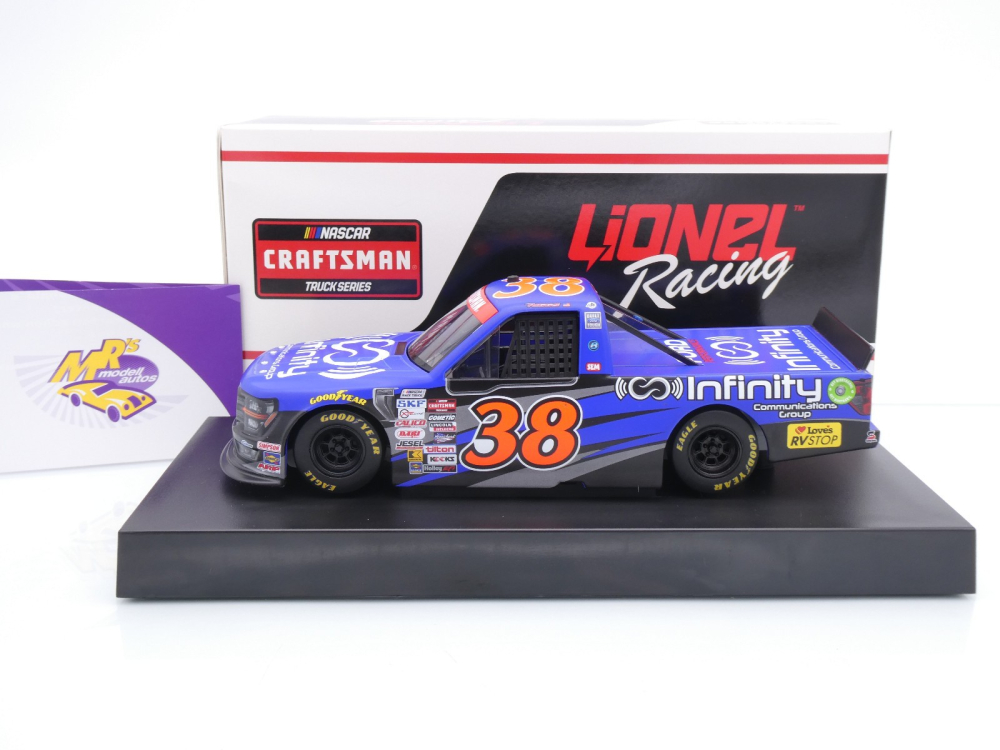 Lionel Racing T382424INFLR # Ford F-150 Truck NASCAR 2024 " Layne Riggs - Infinity Communications Group " 1:24