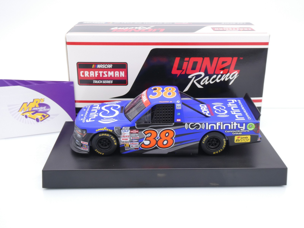 Lionel Racing T382424INFLR # Ford F-150 Truck NASCAR 2024 " Layne Riggs - Infinity Communications Group " 1:24