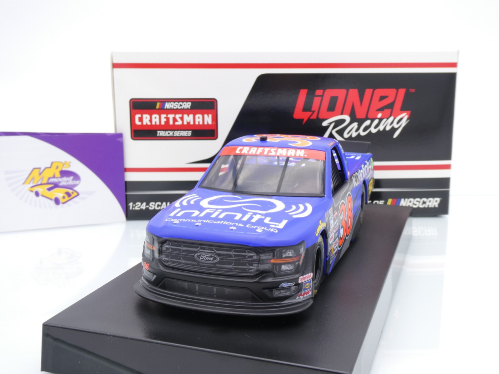 Lionel Racing T382424INFLR # Ford F-150 Truck NASCAR 2024 " Layne Riggs - Infinity Communications Group " 1:24
