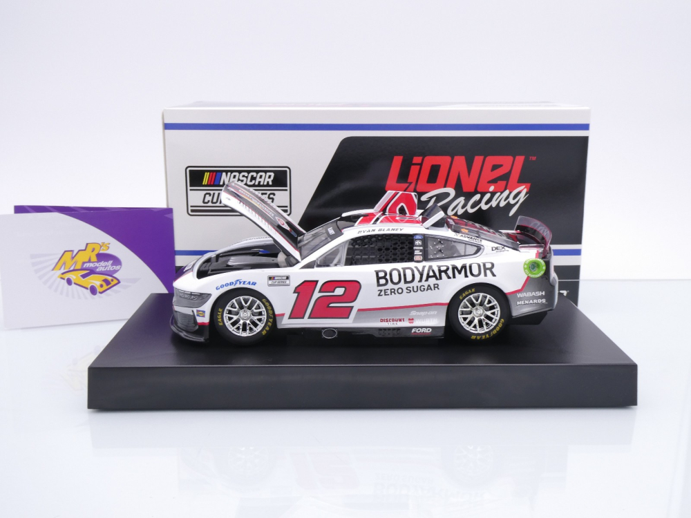Lionel Racing C122423BAZRB # Ford Mustang Dark Horse NASCAR 2024 " Ryan Blaney - BodyArmor Zero Sugar " 1:24