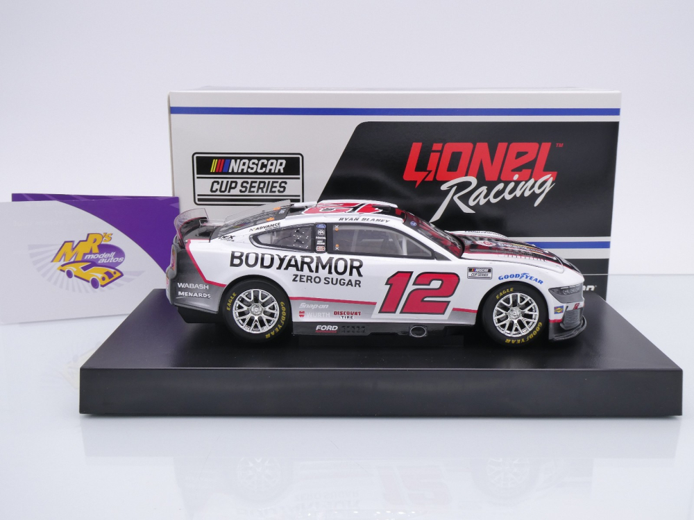 Lionel Racing C122423BAZRB # Ford Mustang Dark Horse NASCAR 2024 " Ryan Blaney - BodyArmor Zero Sugar " 1:24