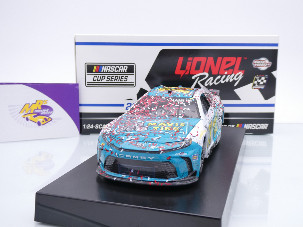 Lionel Racing W112423MAVDHN # Toyota Camry NASCAR 2024 " Denny Hamlin - Mavis Tire Dover Race Winner " 1:24