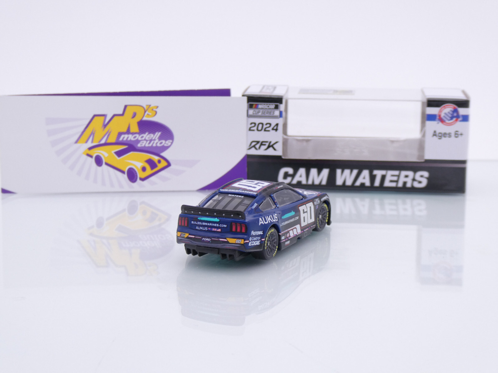 Lionel Racing C602465BSAWA # Ford Mustang Dark Horse NASCAR 2024 " Cam Waters - BuildSubmarines.com / AUKUS " Chrom Startnummer " " 1:64