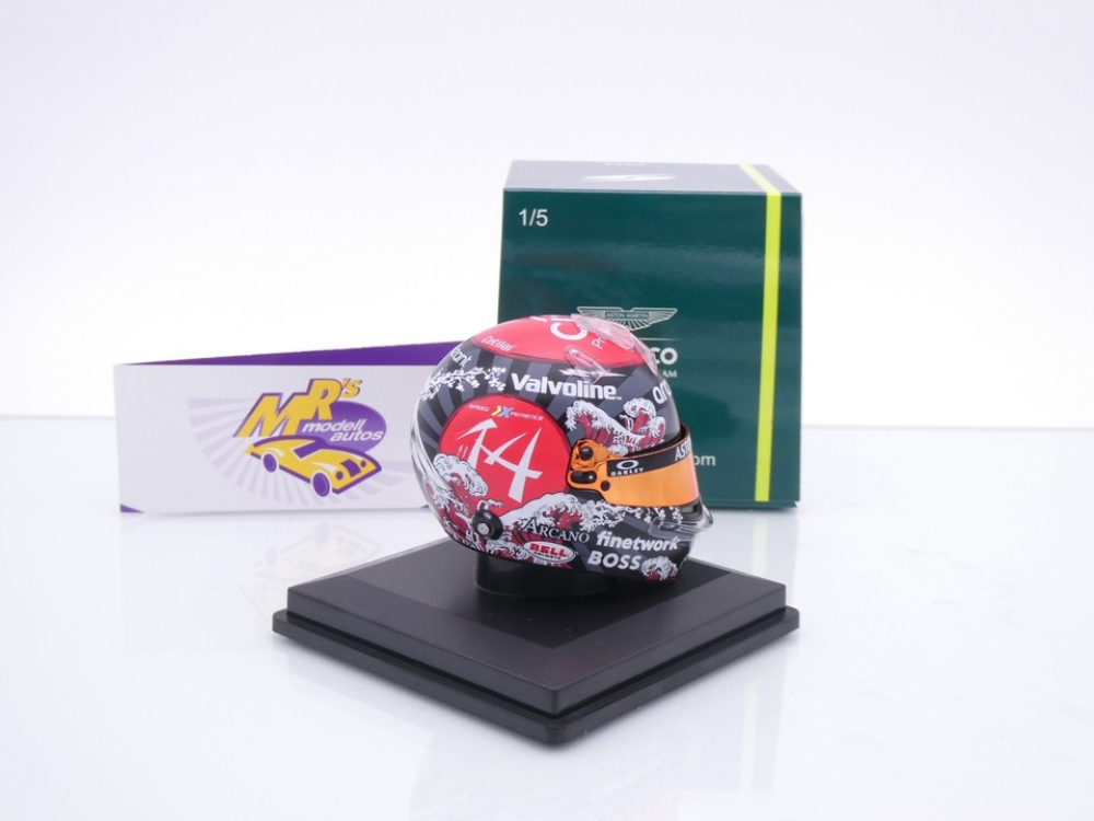 Spark 5HF178 # Helm Formel 1 Aston Martin " Fernando Alonso - Japan 2024 " 1:5