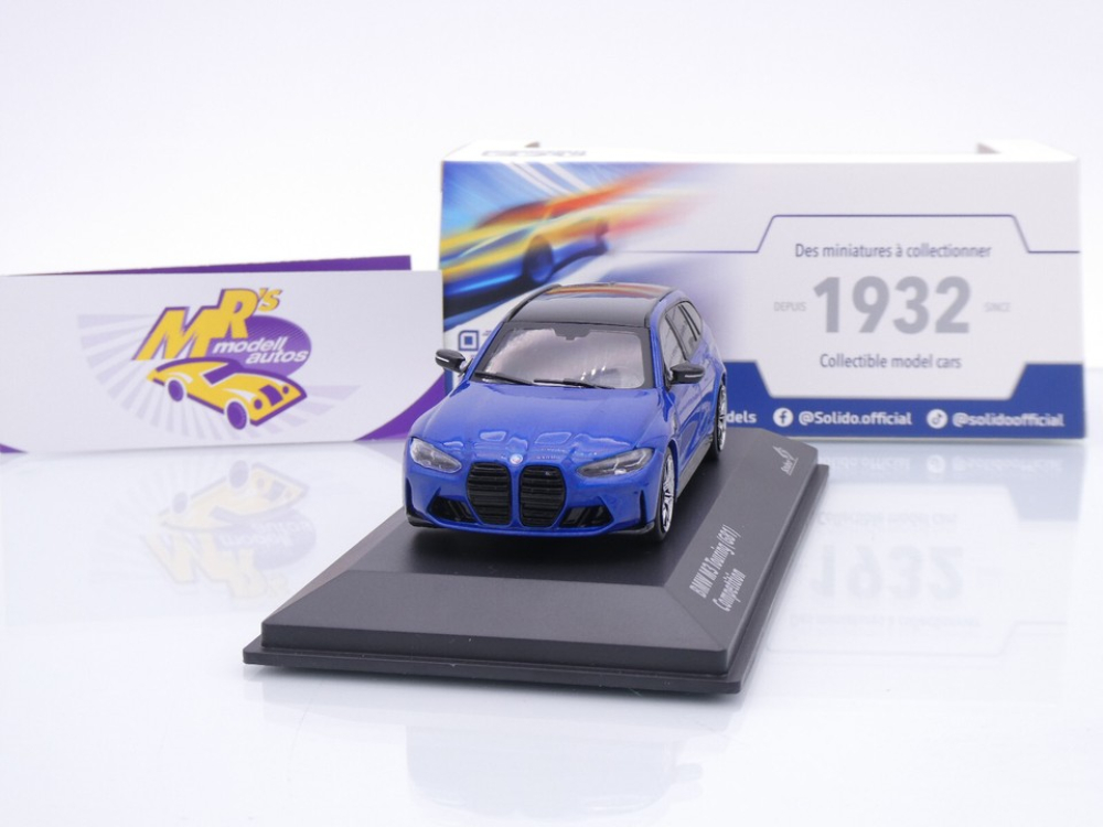 Solido S4315402 # BMW M3 (G81) Competition Touring 2023 " sanmarinoblau " 1:43