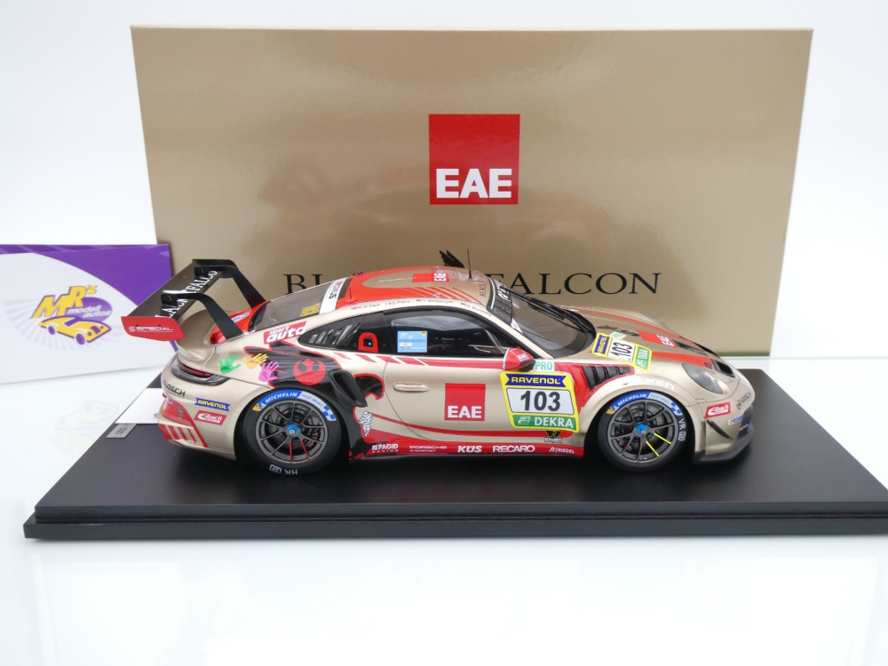 Spark 25EAEMMK1881 # Porsche Porsche 911 GT3 Cup Class " Team Black Falcon " 1:18