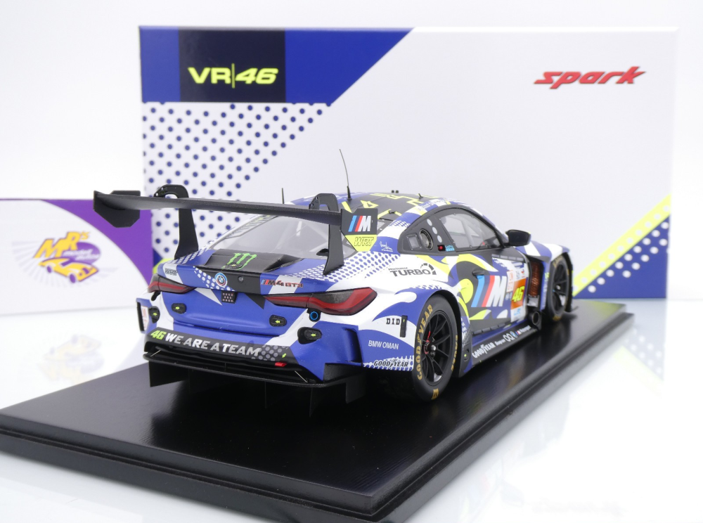 Spark 18S669 # BMW M4 GT3 #46 24h Le Mans 2024 " Team WRT - Valentino Rossi " 1:18