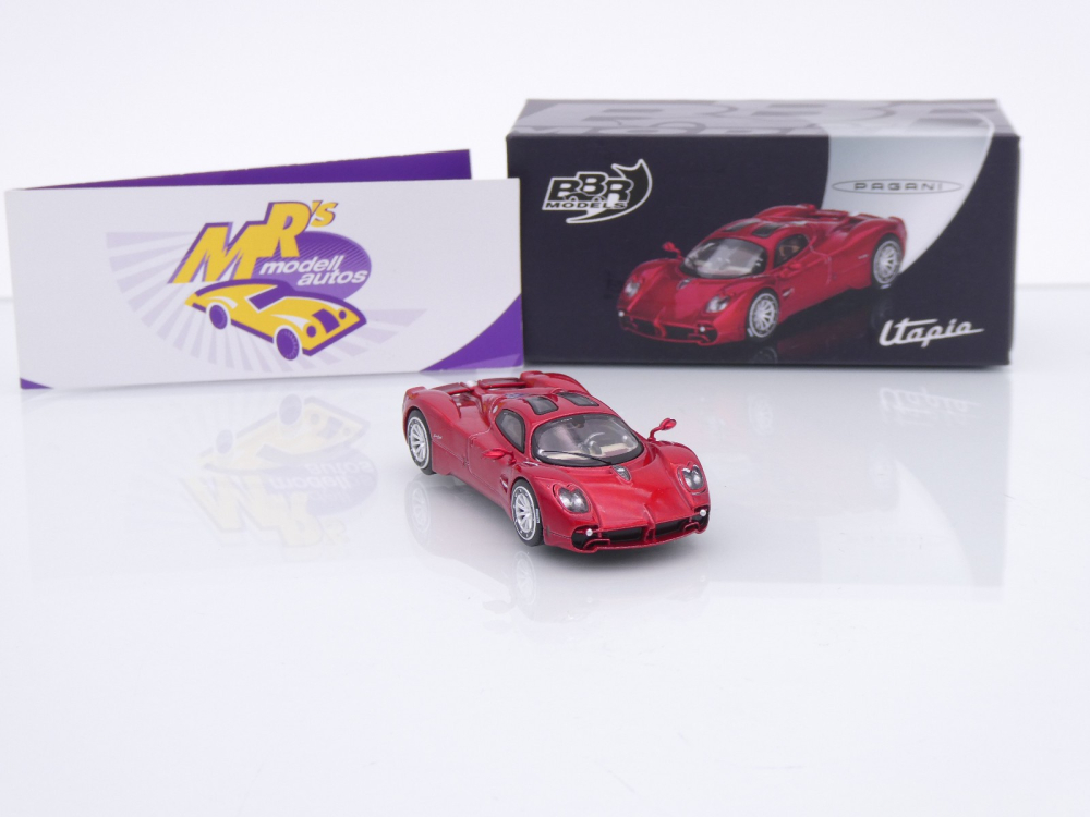 BBR Models BBRDIE6431 # Pagani Utopia Baujahr 2023 " Dubai Red Metallic " 1:64