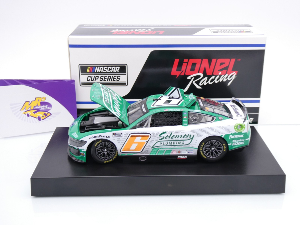 Lionel Racing CX62423SLPBW # Ford Mustang NASCAR 2024 " Brad Keselowski - Solomon Plumbing Tribute " 1:24