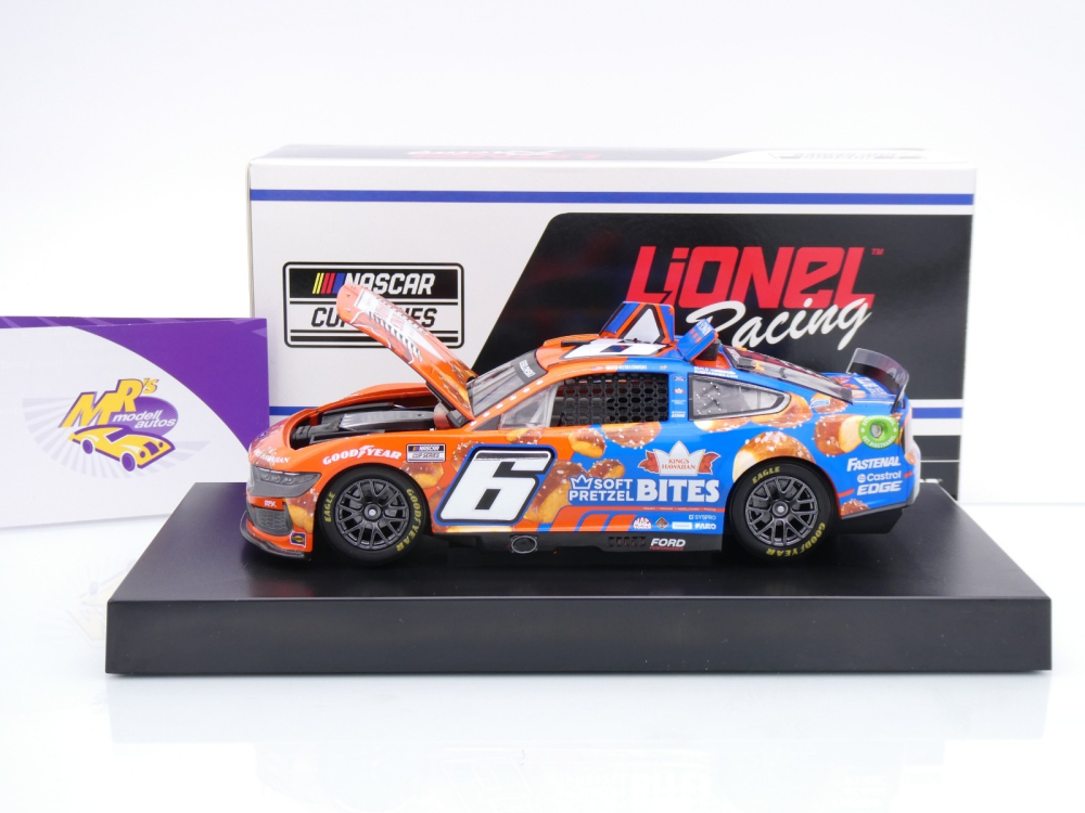 Lionel Racing CX62423KHPBW # Ford Mustang NASCAR 2024 " Brad Keselowski - King's Hawaiian Pretzel " 1:24