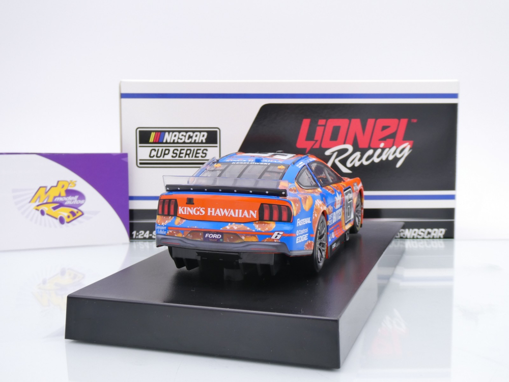 Lionel Racing CX62423KHPBW # Ford Mustang NASCAR 2024 " Brad Keselowski - King's Hawaiian Pretzel " 1:24
