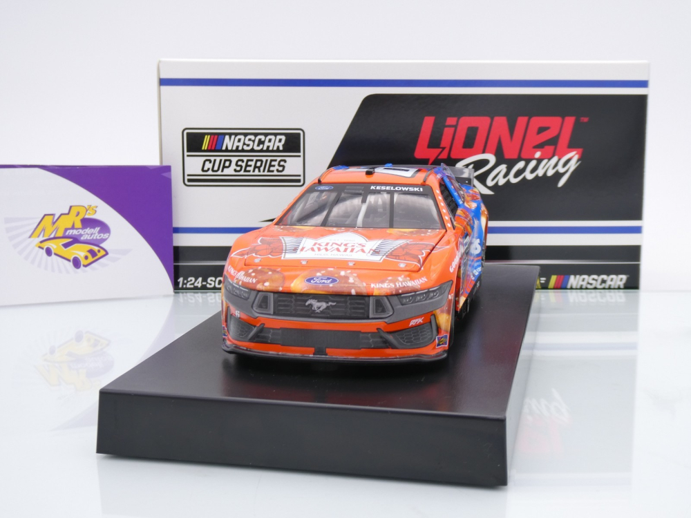 Lionel Racing CX62423KHPBW # Ford Mustang NASCAR 2024 " Brad Keselowski - King's Hawaiian Pretzel " 1:24