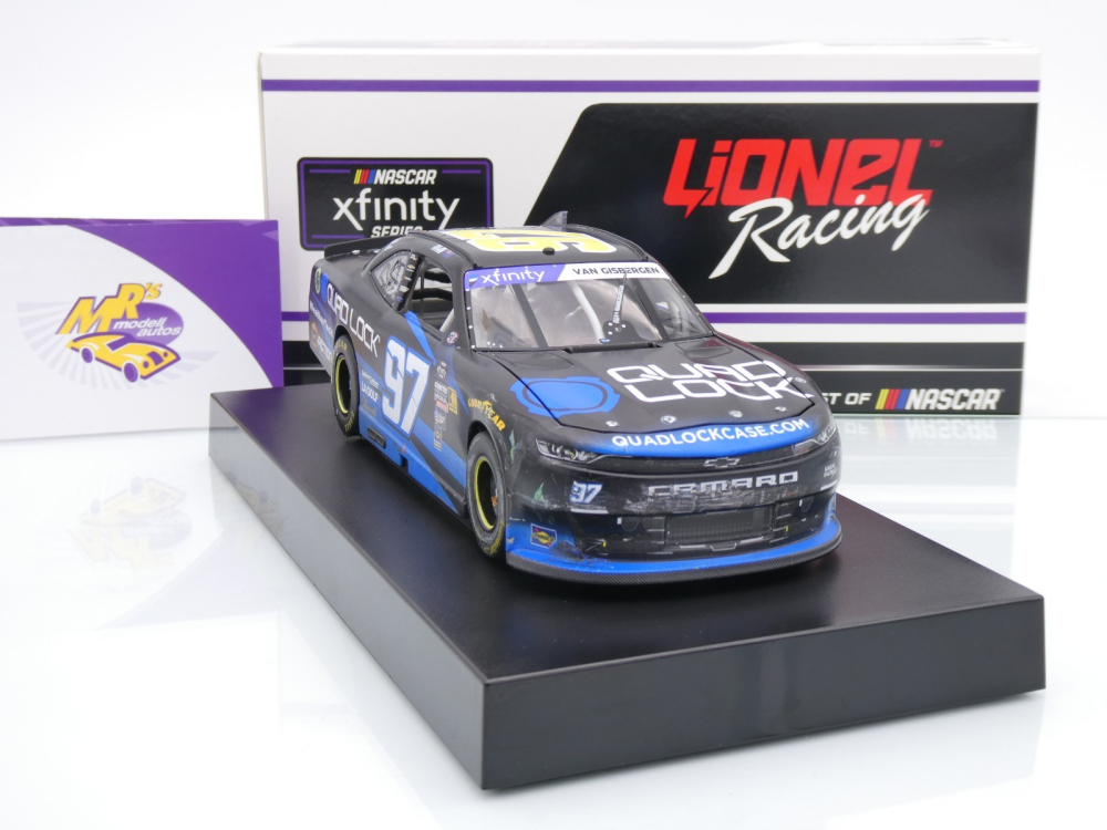 Lionel Racing W972423QDLSVPR # Chevrolet Camaro NASCAR Xfinity 2024 " Shane van Gisbergen - Quadlock Portland Win " 1:24