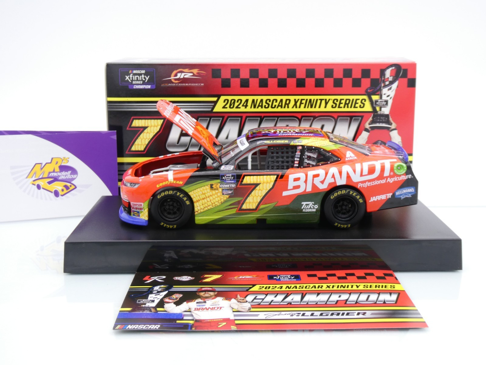 Lionel Racing NX72423BRAAGCHA # Chevrolet Camaro NASCAR " Justin Allgaier - Brandt 2024 Xfinity Champion " 1:24